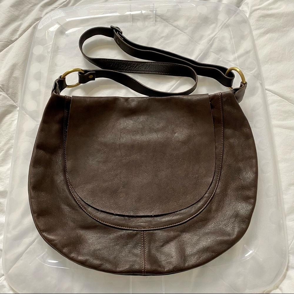 Beautiful Brown Italian Leather Satchel